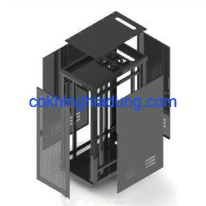 c rack 36u d1000 mesh black 2