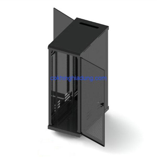 c rack 36u d1000 mesh black 4